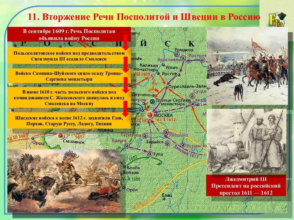 Польские войска заняли москву в результате. Вторжение речи Посполитой и Швеции в Россию смута. Вторжение речи Посполитой и Швеции. Вторжение речи Посполитой в Россию.