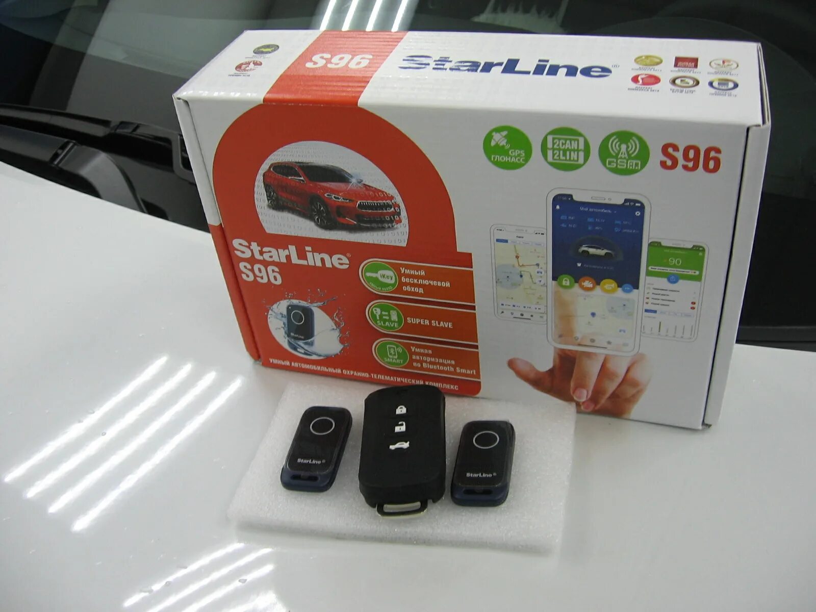 Starline gsm цена. STARLINE s96 v2. Комплект сигнализации старлайн s96 v2. STARLINE s96 GSM комплектация. Автосигнализация STARLINE s96 BT GSM.