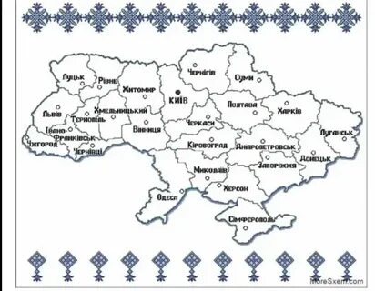 Сделать карту украины