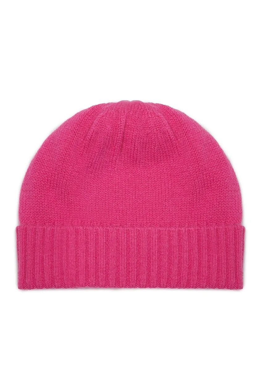 Розовая шапка бини. Allude шапки. Шапка розового цвета. Ярко розовая шапка.