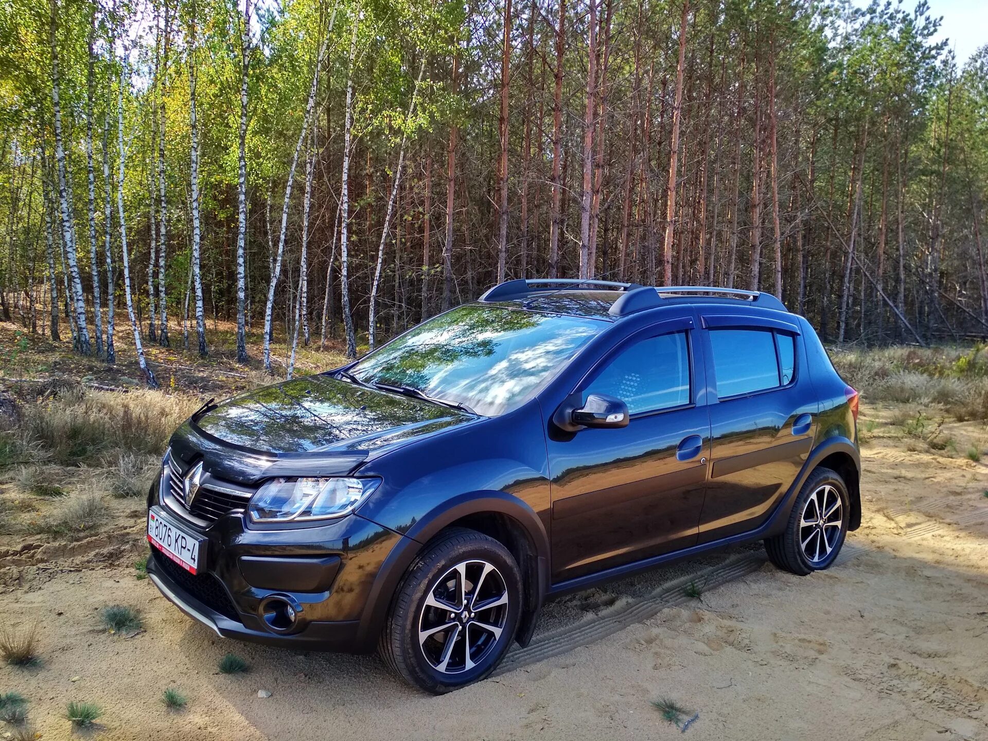 Renault sandero stepway диски. Рено Сандеро степвей на литье. Renault Sandero Stepway диски 16. Renault Sandero Stepway 2 на черном литье. Logan Stepway r18.