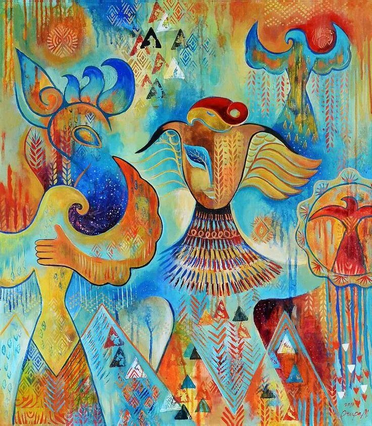 Яркие краски. Интуитивная графика. Ресурсное рисование. Flora bowley. Фото для рисования.