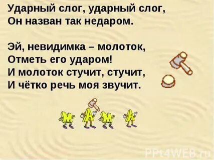 Ударный слог это