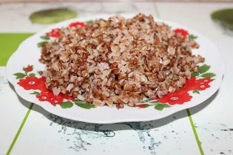 Гречка с яблоками