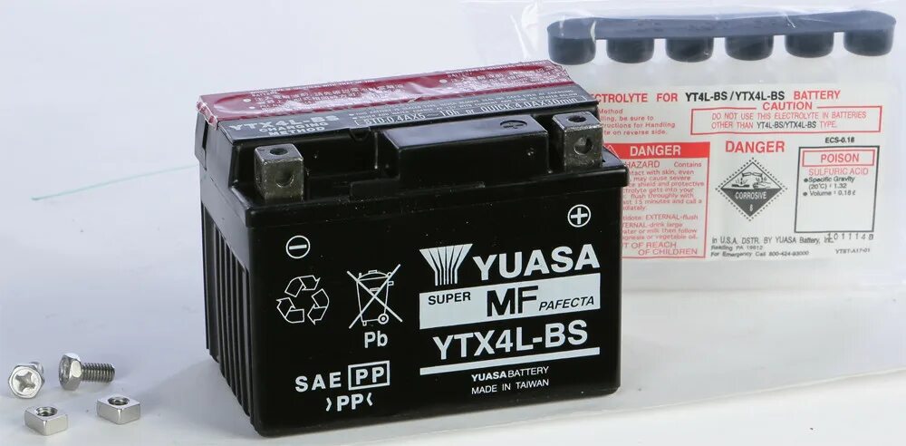 Battery 4. Ytx4l-BS аккумулятор. Аккумулятор Yuasa ytx4l-BS. Yuasa AGM ytx4l-BS 3.2 Ач. АКБ 7ah Yuasa ytx7a-BS 12v7ah (заливной с электролитом) 150x87x94.