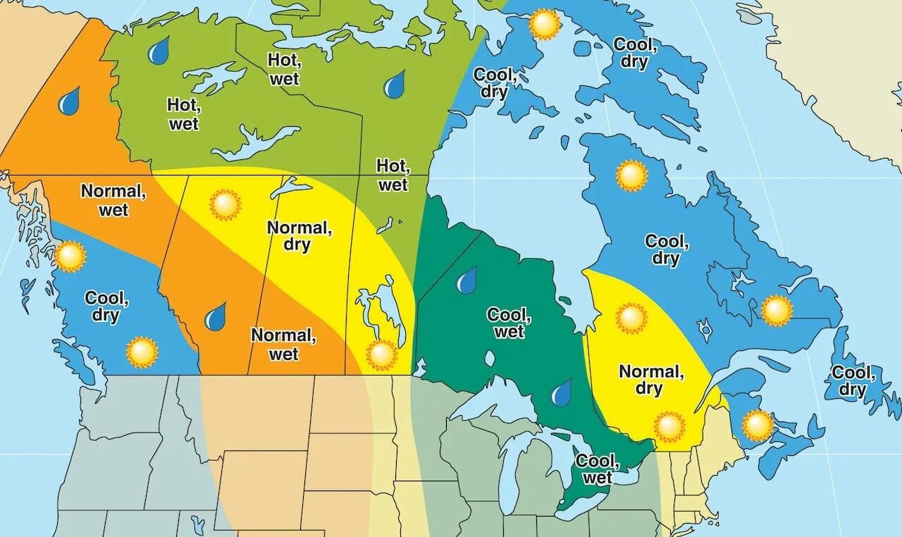 Климат городов канады. Климат Канады. Климатическая карта Канады. Климатические зоны Канады. Провинции Канады климат.