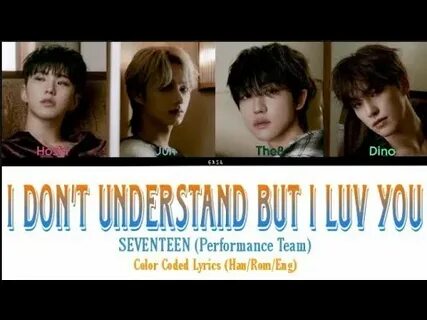 But you understand me