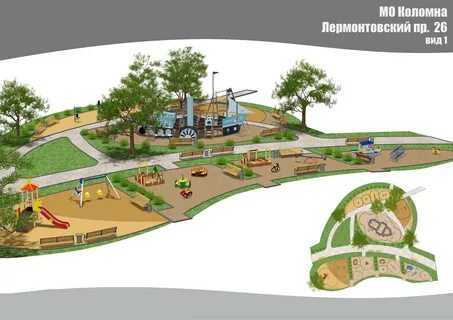 Благоустройство коломенского парка