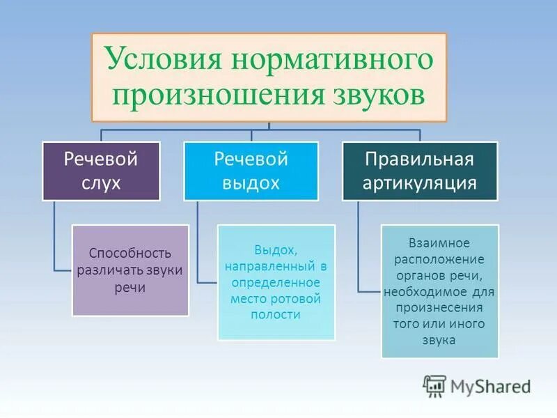 Компоненты речевой слух