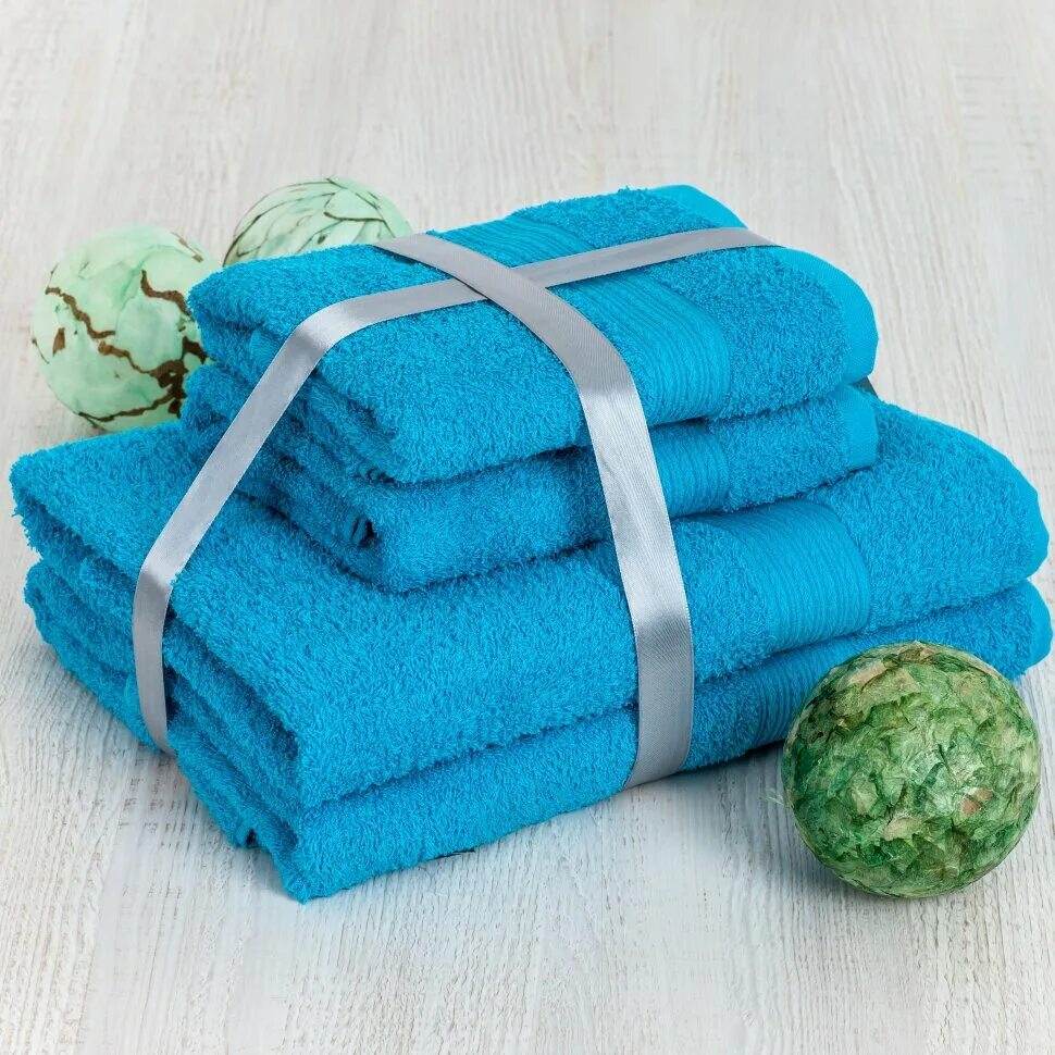 Подарочные полотенца набор купить. Полотенце махровое Туркмения 70*140 бирюзовый. Набор махровых полотенец. Комплект из махровых полотенец. Хлопковое полотенце.