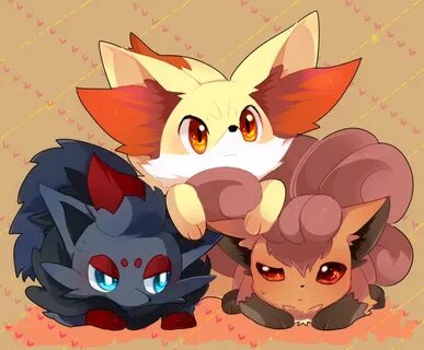 fennekin and eevee