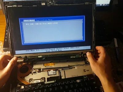 Ноутбук мигает 5 раз