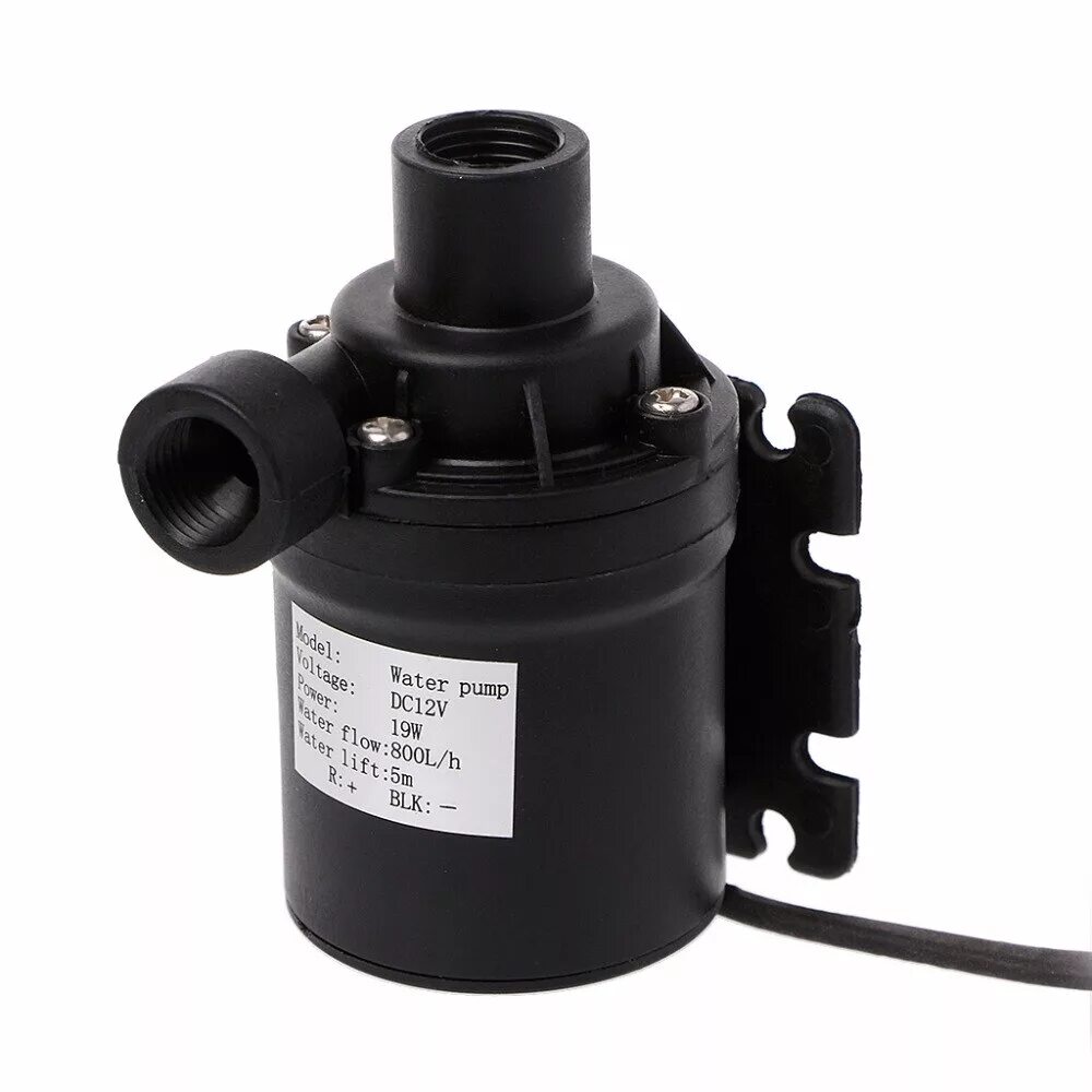 Водяной насос, 12 вольт (DC 12v). Водяной насос 12 вольт 800л/ч. Water Pump dc12v 800l/h. Water Pump p4504.