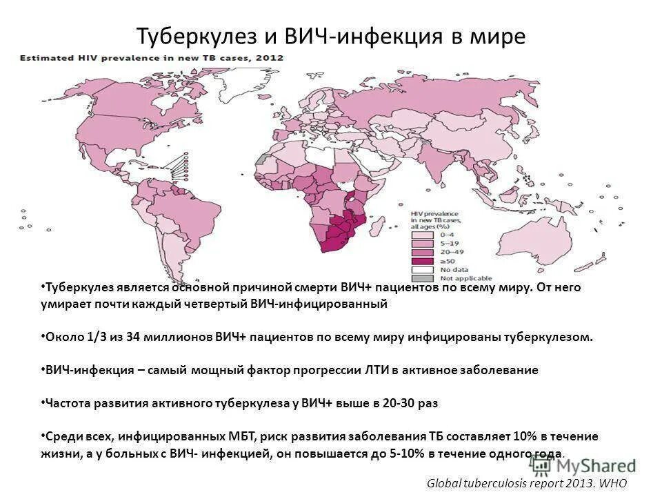 Вич инфекции гепатиты туберкулез. Распространение туберкулеза в мире. ВИЧ ассоциированный туберкулез эпидемиология. Статистика туберкулеза у ВИЧ инфицированных. Туберкулез у больных ВИЧ-инфекцией.