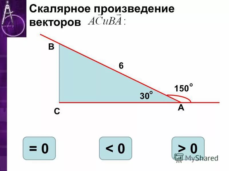 Геометрия 9 класс скалярное произведение векторов контрольная