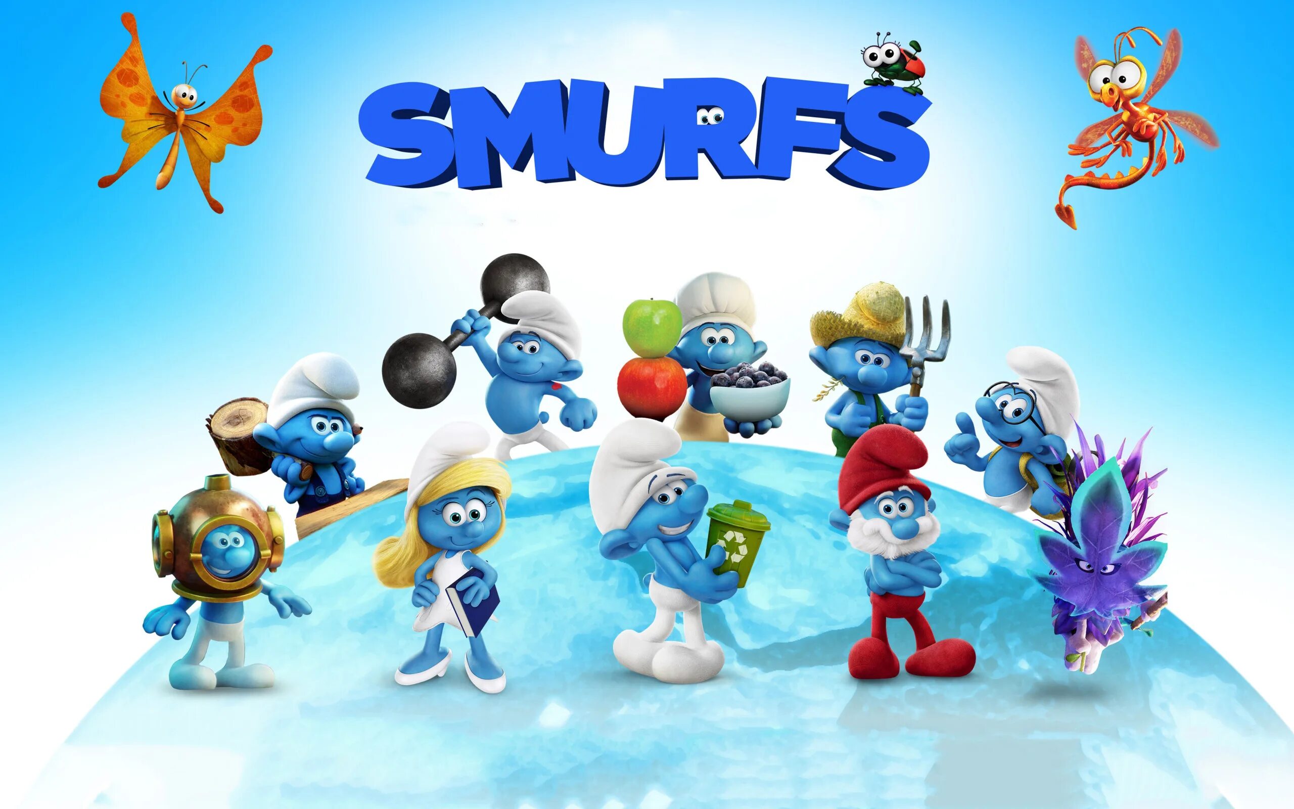 Smurfs the lost village. Смурфики (the Smurfs) 2011. Смурфики: Затерянная деревня (2017). Смурфики Затерянная деревня смурфиков. Смурфы фон.