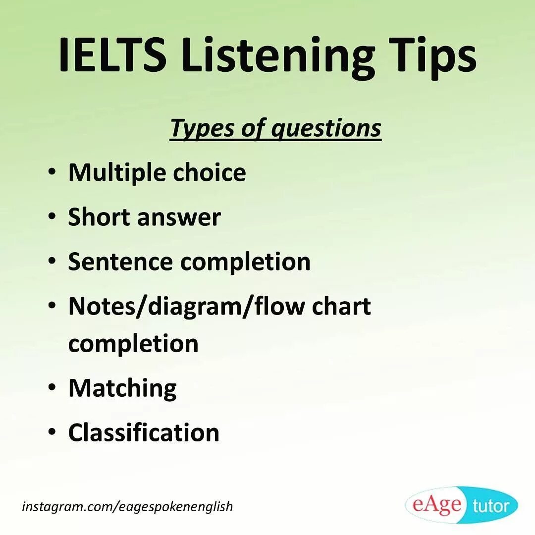 IELTS Listening Types. IELTS Listening question Types. IELTS Tips. Types of questions in IELTS Listening. Reading question types