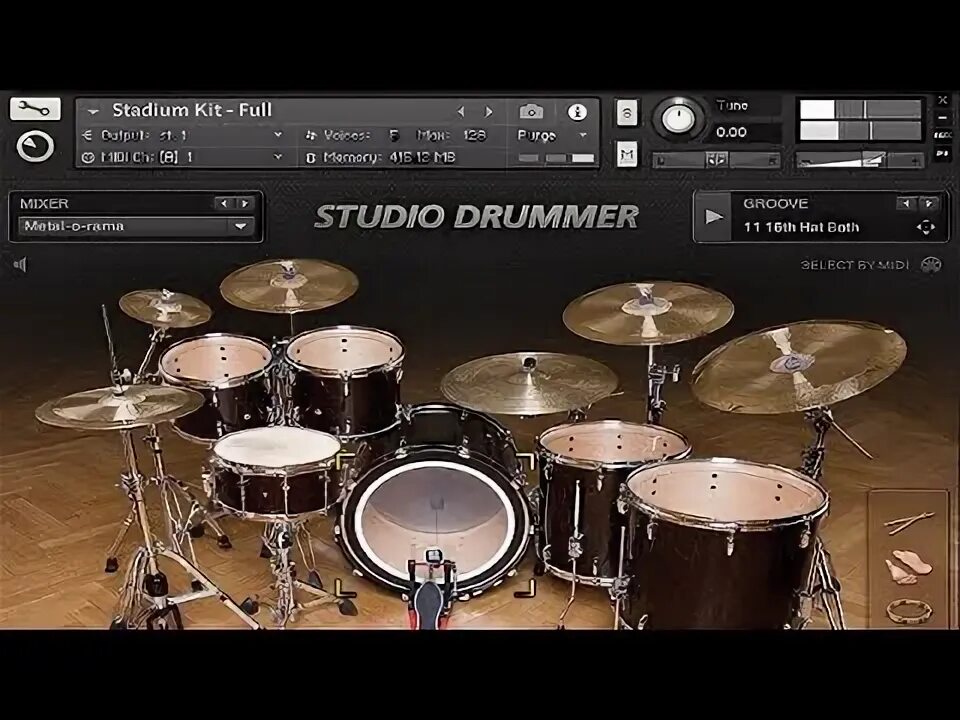 Studio instruments. Native instruments - abbey road 80s drummer. барабанщик в студии.