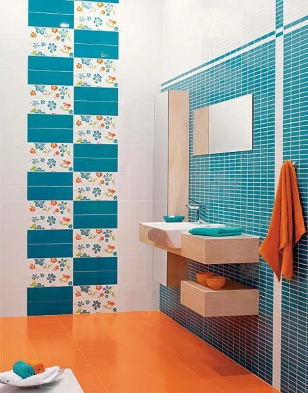 Плитка forma Duo Pistacho 25x40. Цветная плитка для ванной. Комбинированная плитка в ванной. Сочетание плитки.