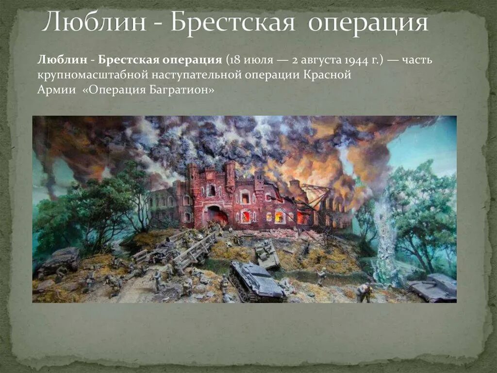 Любанская наступательная операция схема. Освобождение бреста 28 июля 1944г. Люблин-брестская наступательная операция. Люблинская операция. Люблин-брестская наступательная операция.