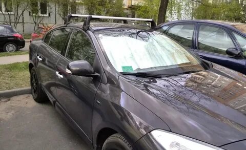 Багажник на крышу рено флюенс