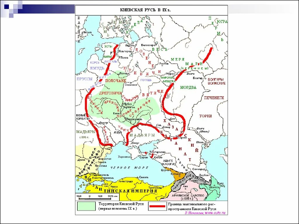 Политики руси 10 века. Карта Киевская Русь в 9 начале 12 века. Киевская Русь 11-12 века карта. Карта Киевской Руси в 9-12 веках подробная с городами. Киевская Русь карта 10 век.
