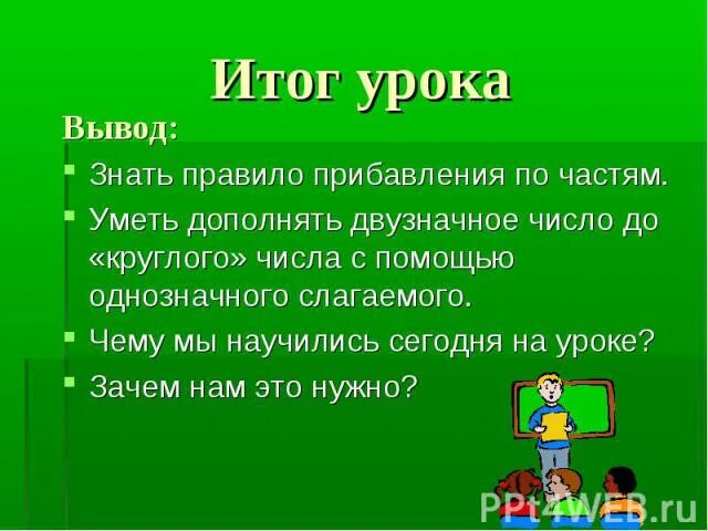 Результаты занятия и выводы