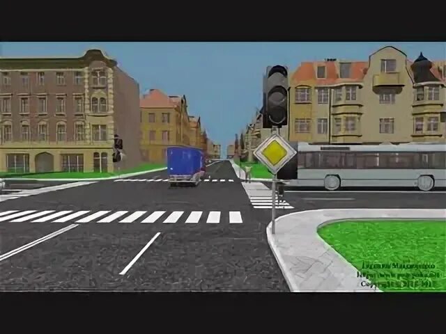 Урок видео перекресток