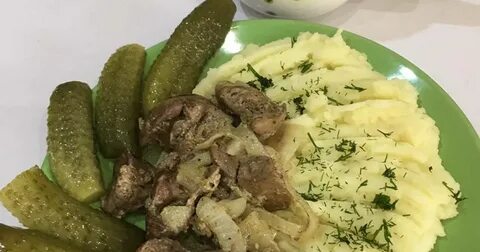 Гарнир с печенью рецепт