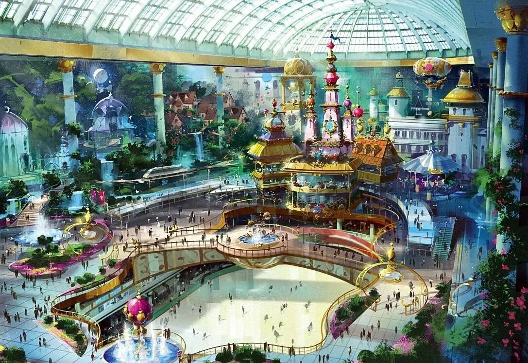 Парк аттракционов Сеул Lotte World. Парк аттракционов в Южной Корее Lotte World. Парк развлечений Lotte World в Сеуле Южная Корея. Мир Лотте , Сеул, Южная Корея (Lotte World).