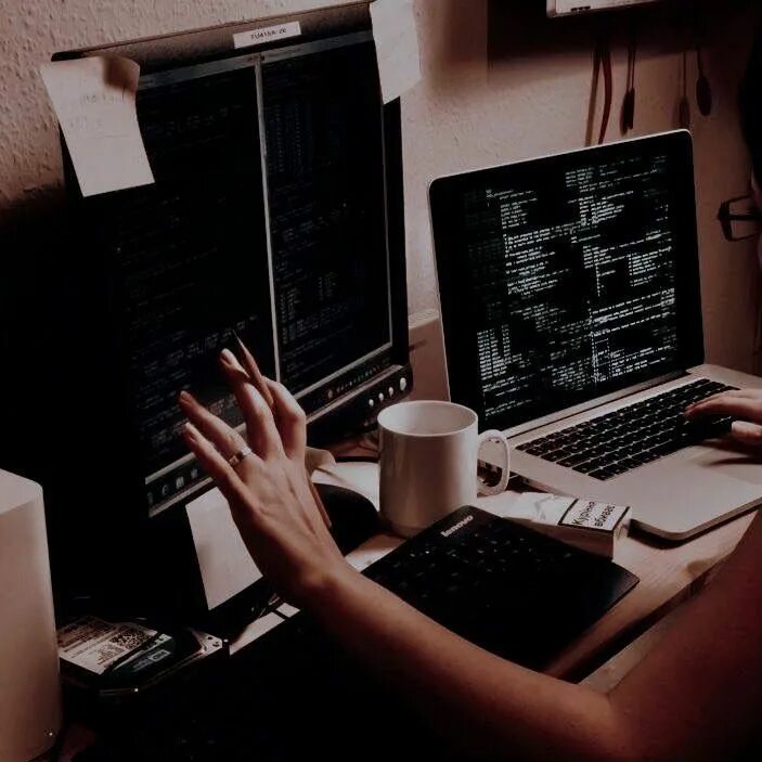 Coding girl