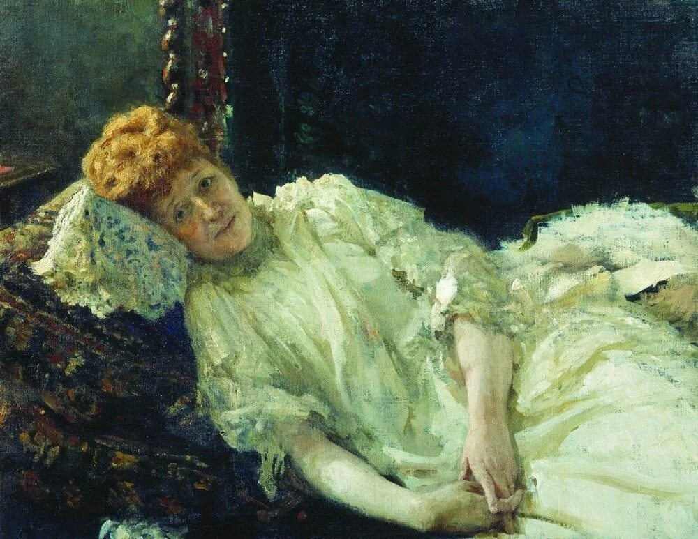 Портрет репиной. Илья Репин. Луиза де мерси-Аржанто. 1890. Илья Ефимович Репин живопись. Илья Репин портрет пианистки графини Луизы мерси д'Аржанто. Репин Доминика.