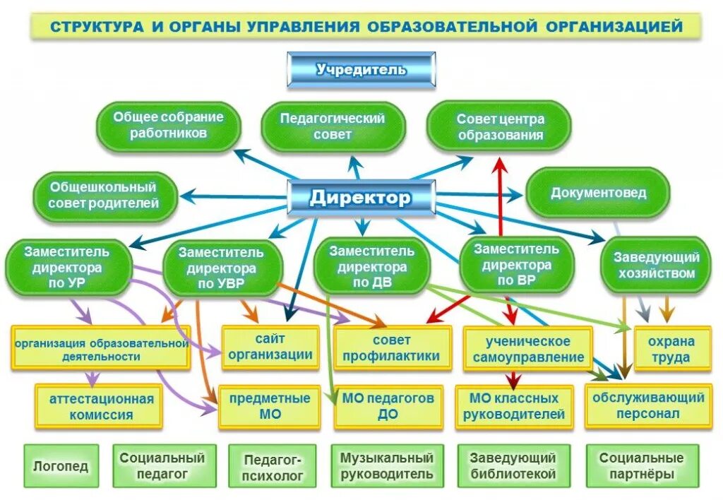 Сведения об органах управления