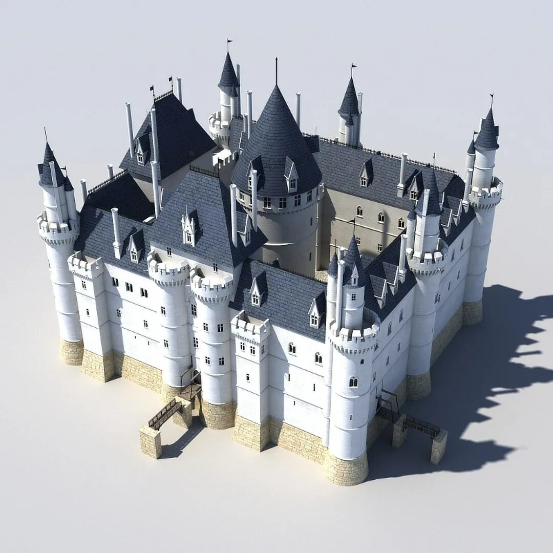 Замок 3 д. Замок Пьерфон. Замок Пьерфон 3д модель. Замок 3-512. Замки средневековья референс.
