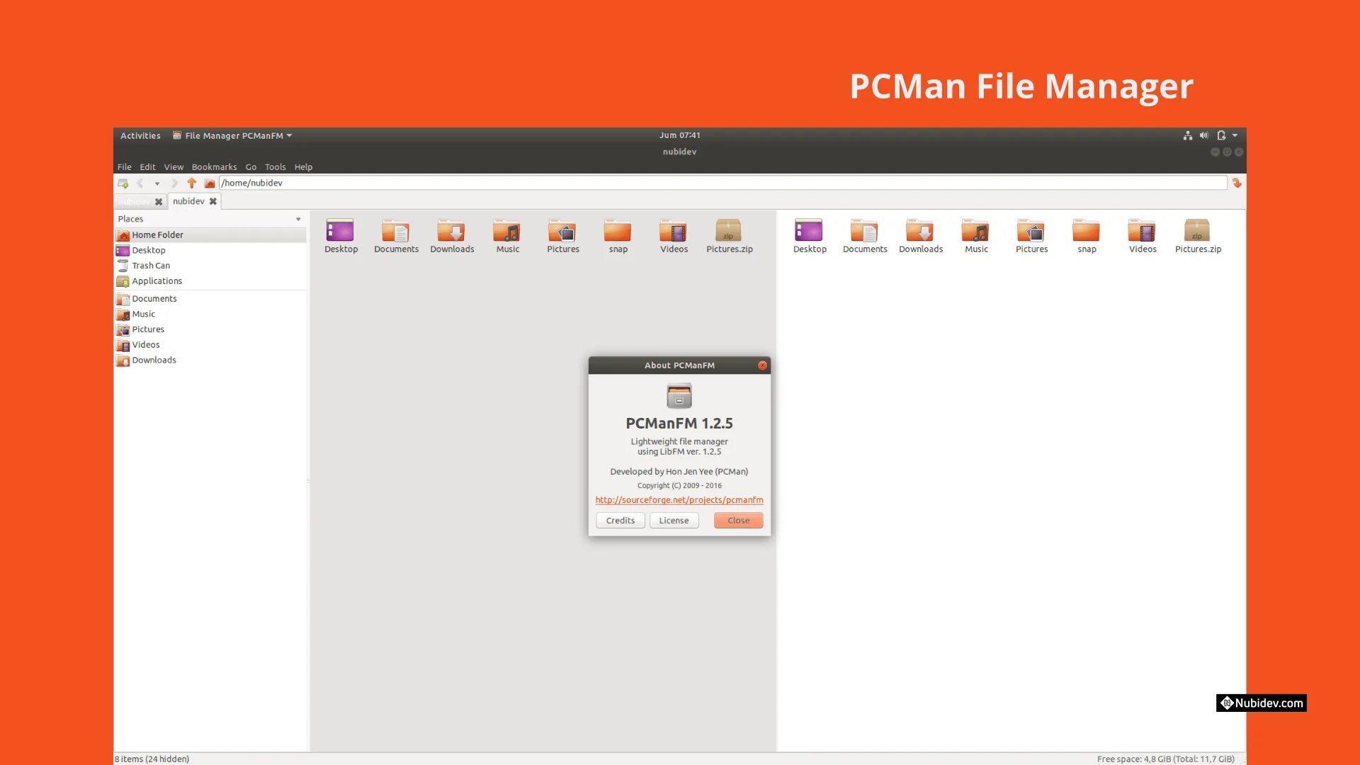 Http sourceforge. Pcmanfm Ubuntu. Pcman file Manager. Sourceforge.net. Конвектор для Linux.