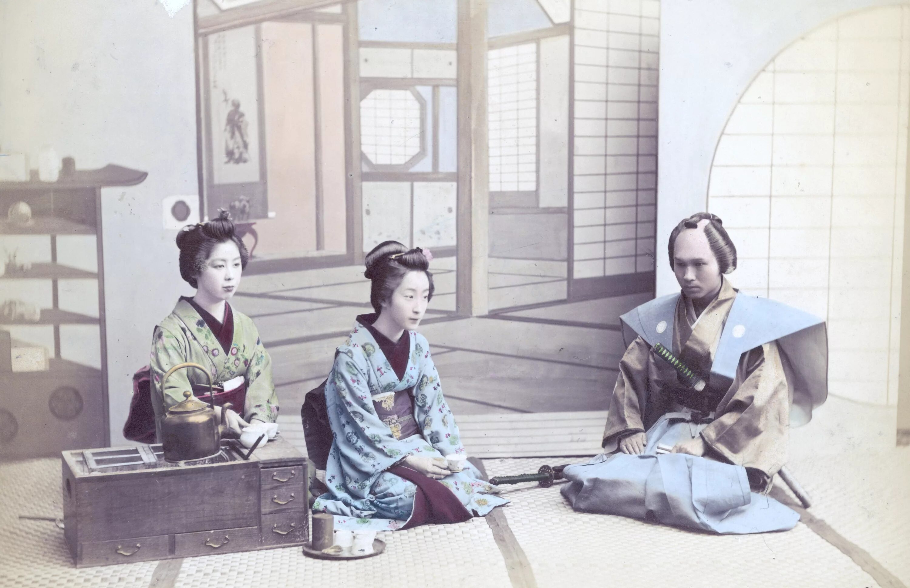Японец токо. Самураи и гейши в Японии. Самураи в Японии 18 век. Япония 19 век гейши. Гейши в Японии 18 век.