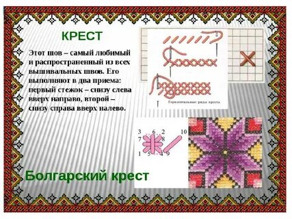 Урок вышивка 5 класс