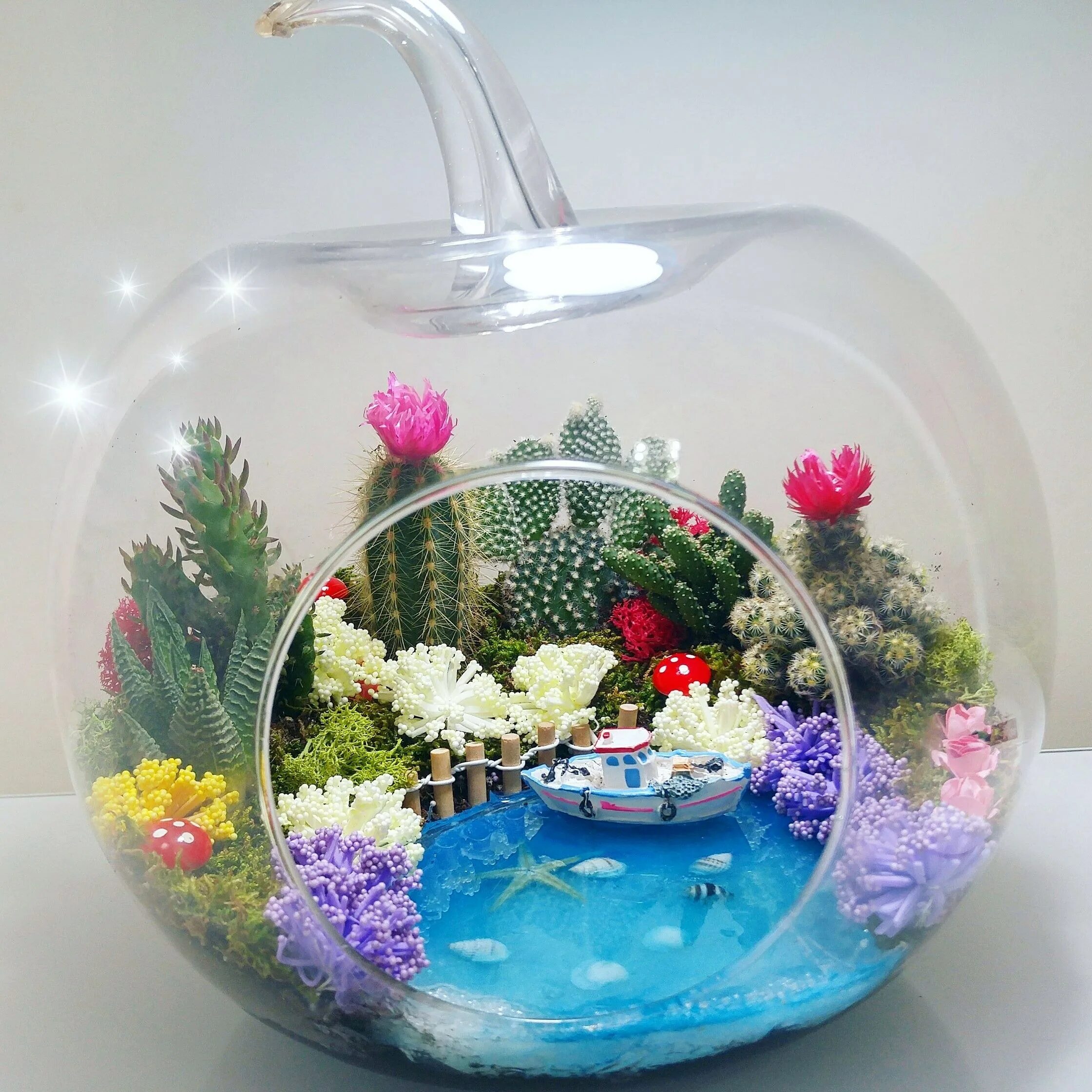 Круглый аквариум. Флорариум с миртом. Как называется аквариум. Аквариум с растениями и рыбками. Палюдариум амано.