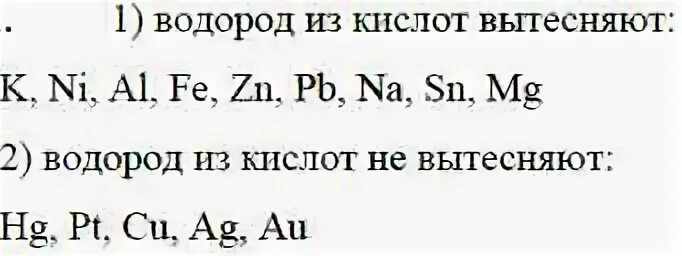 Металл вытесняющий водород из соляной кислоты. Что вытесняет водород из кислоты. металлы не вытесняющие водород из кислот это. металлы которые вытесняют водород из кислот. вытесняет водород из растворов кислот.