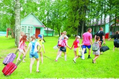 Участники детского лагеря