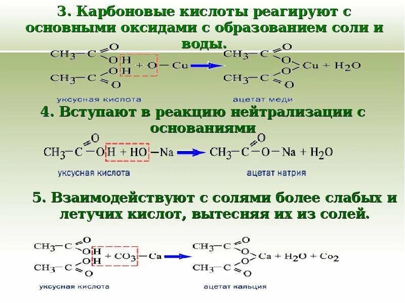 Смесь карбоновых кислот