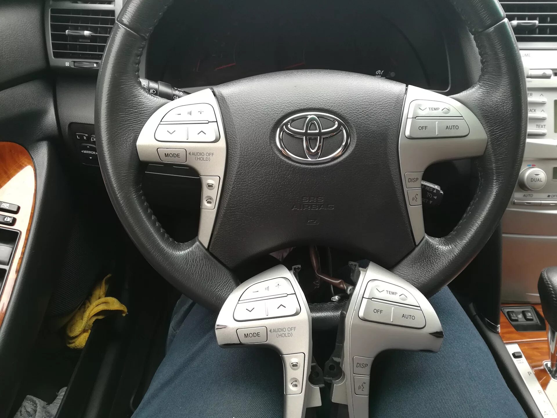 Камри как снять руль Замена шлейфа руля Toyota Camry (V40), 1,8 л, 1998 года своими руками DRIVE2