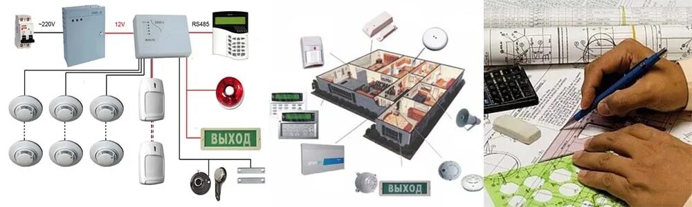 Проектирование пожарной сигнализации. Проектирование сигнализации. Проектирование пожарной и охранной сигнализации. Проектирование АПС.