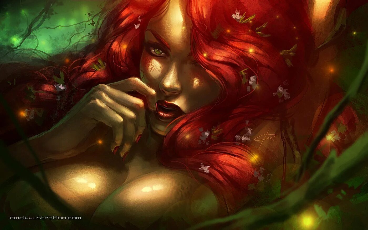 Redhead huge. Рыжая девушка арт. Рыжеволосая эльфийка. Рыжая ведьма с зелеными глазами. Девушка с рыжими волосами фэнтези.