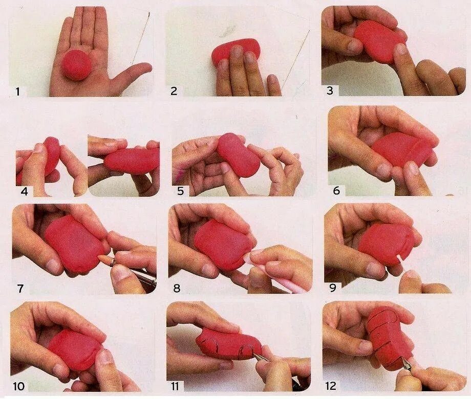 Рука из пластилина пошагово. Фигурки для лепки из легкого пластилина. Красивые поделки из пластилина. Лепка из полимерной глины для начинающих мастер класс. Лепим поэтапно.