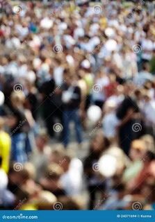 Crowd watching