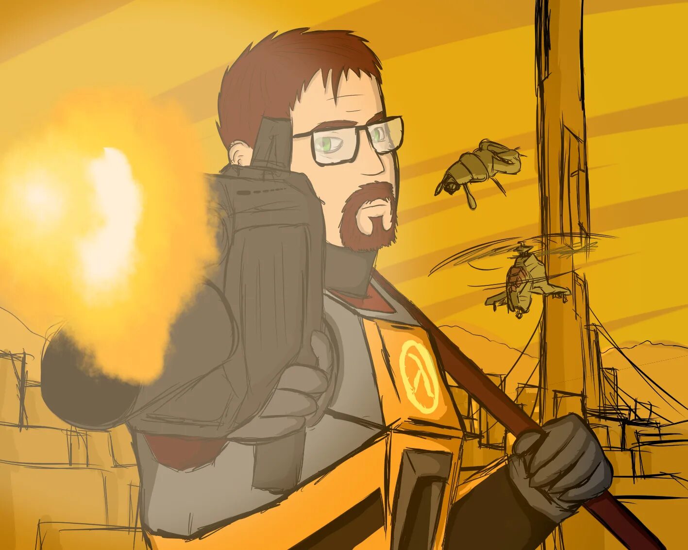 Half life art. Half Life 2 Фримен. Горден Фримен халф лайф.