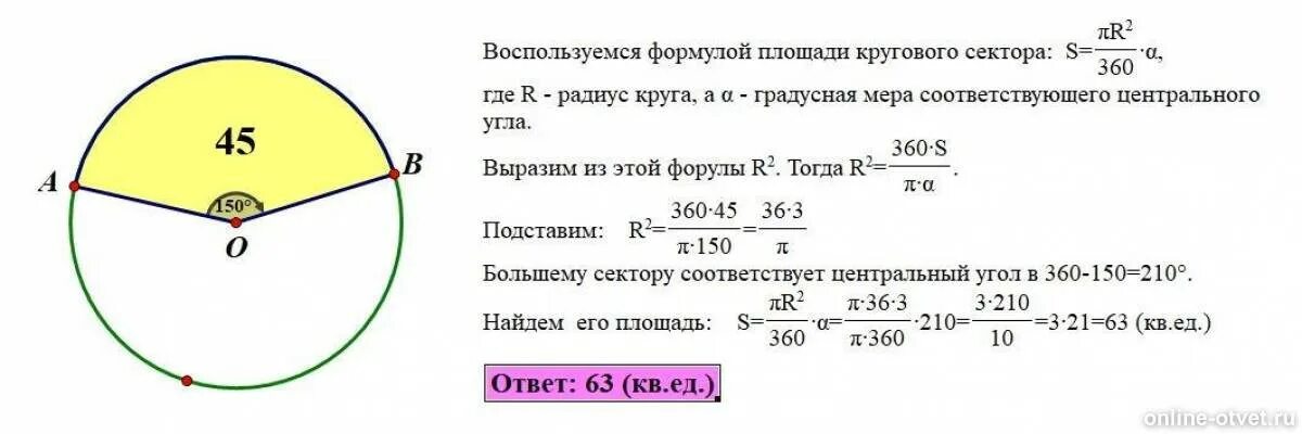 Как найти сектор круга зная площадь. Площадь круга сектора сегмента. Площадь круга дуги окружности и сектора. Площадь сектора и сегмента окружности. Нахождение сектора окружности.