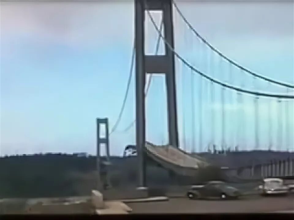 Разрушение моста в сша видео
