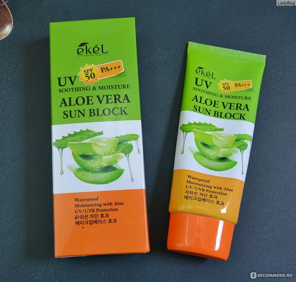 Spf 50 aloe. Алоэ Ekel Aloe Vera Sun Block SPF 50/pa+++.